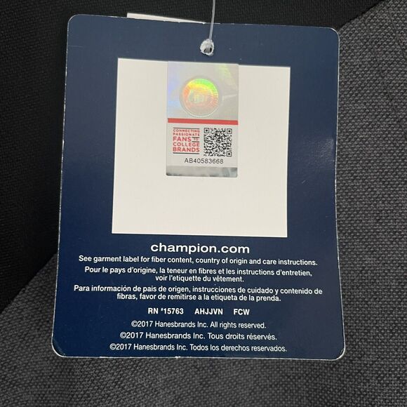 NEW Champion Purdue University Polo Shirt Men's Medium Gray Black Boilermakers - Picture 14 of 14